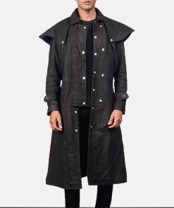 Maverick Brown Leather Duster