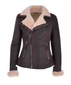 Women’s Aviator Shearling Jacket