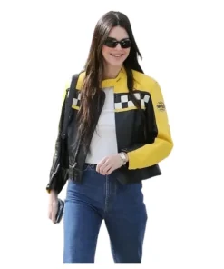 Kendall Jenner Aspen Trip 2023 Leather Jacket