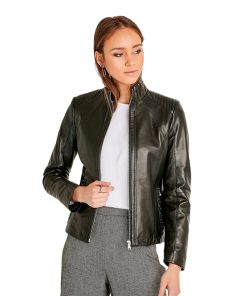 Women’s Real Black Leather Jacket